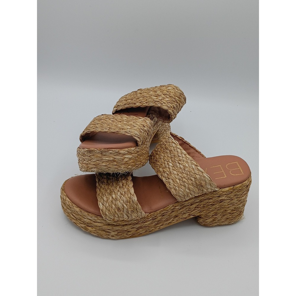 Beach by Matisse Women Seaview Tan 7M Woven Raffia Platform Sandals